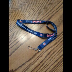 New York Red Bulls Rare Red Bull Arena Inaugural Match Lanyard New